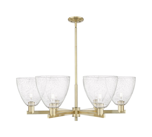 Innovations - 716-6CR-AB-GBD-94 - Six Light Chandelier - Arcadia - Antique Brass
