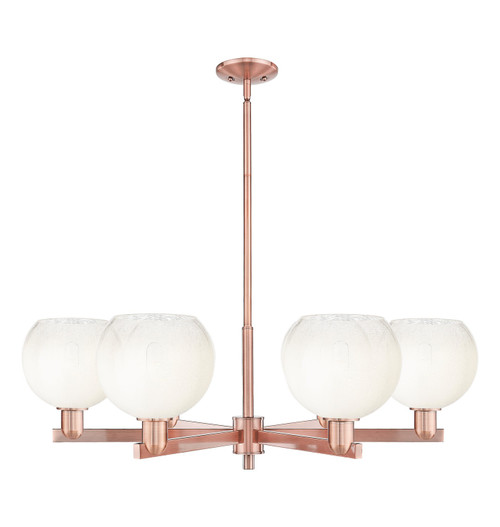 Innovations - 716-6CR-AC-G483-8OP - Six Light Chandelier - Arcadia - Antique Copper