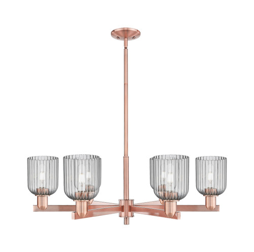 Innovations - 716-6CR-AC-G559-5SM - Six Light Chandelier - Arcadia - Antique Copper