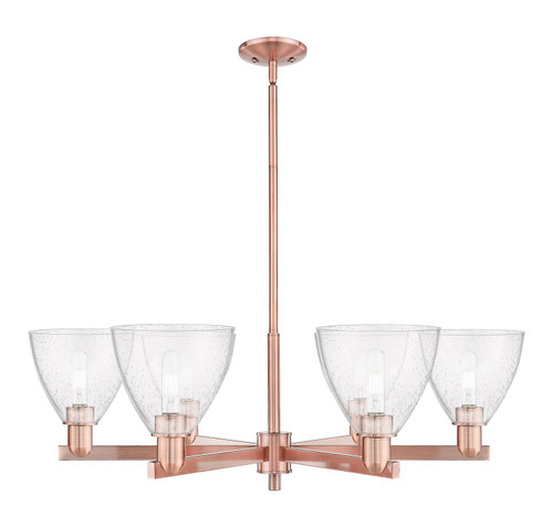 Innovations - 716-6CR-AC-GBD-754 - Six Light Chandelier - Arcadia - Antique Copper