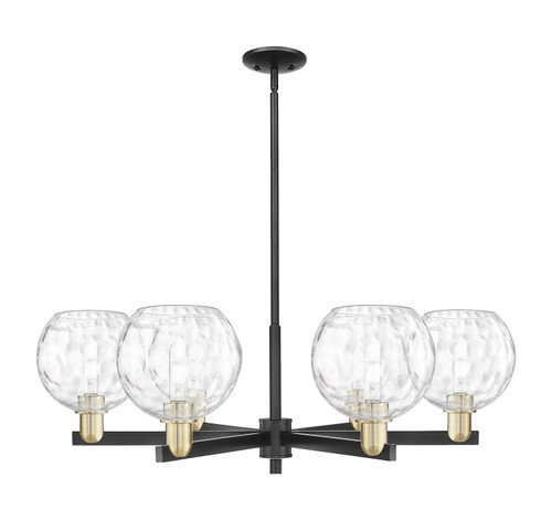 Innovations - 716-6CR-BAB-G1215-8 - Six Light Chandelier - Arcadia - Black Antique Brass