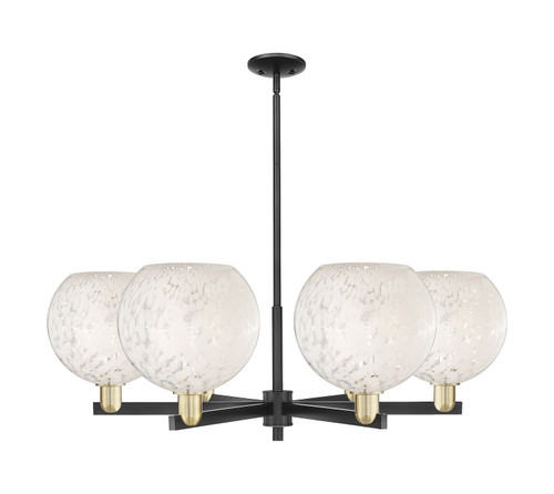 Innovations - 716-6CR-BAB-G1216-10WM - Six Light Chandelier - Arcadia - Black Antique Brass