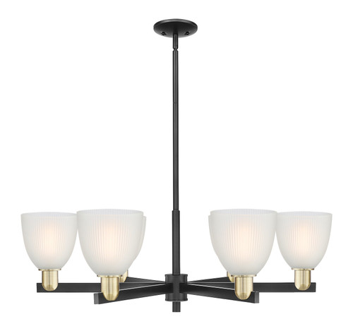 Innovations - 716-6CR-BAB-G381 - Six Light Chandelier - Arcadia - Black Antique Brass