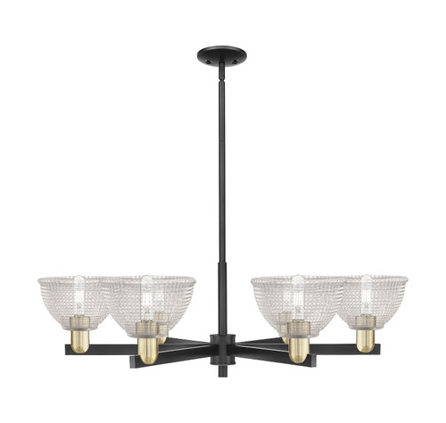 Innovations - 716-6CR-BAB-G422 - Six Light Chandelier - Arcadia - Black Antique Brass