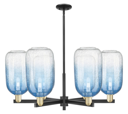 Innovations - 716-6CR-BAB-G482-7SB - Six Light Chandelier - Arcadia - Black Antique Brass