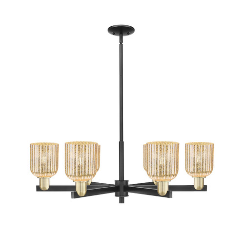 Innovations - 716-6CR-BAB-G559-5ME - Six Light Chandelier - Arcadia - Black Antique Brass