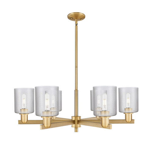Innovations - 716-6CR-BB-G112 - Six Light Chandelier - Arcadia - Brushed Brass