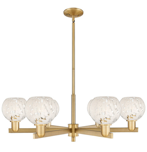 Innovations - 716-6CR-BB-G1216-6WM - Six Light Chandelier - Arcadia - Brushed Brass