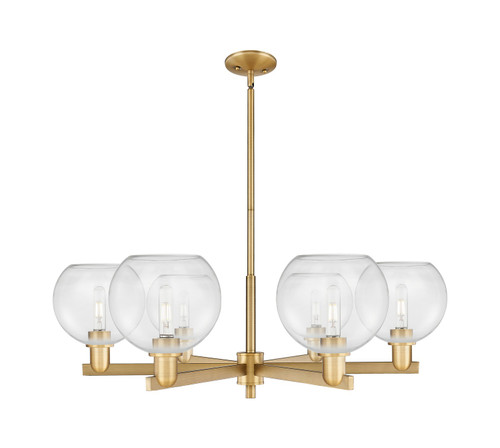 Innovations - 716-6CR-BB-G122-8 - Six Light Chandelier - Arcadia - Brushed Brass