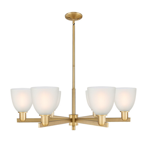 Innovations - 716-6CR-BB-G381 - Six Light Chandelier - Arcadia - Brushed Brass