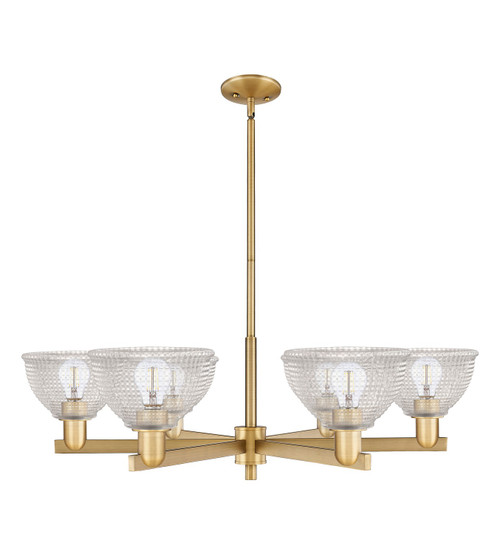Innovations - 716-6CR-BB-G422 - Six Light Chandelier - Arcadia - Brushed Brass