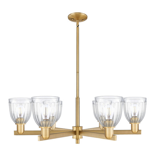 Innovations - 716-6CR-BB-G442 - Six Light Chandelier - Arcadia - Brushed Brass