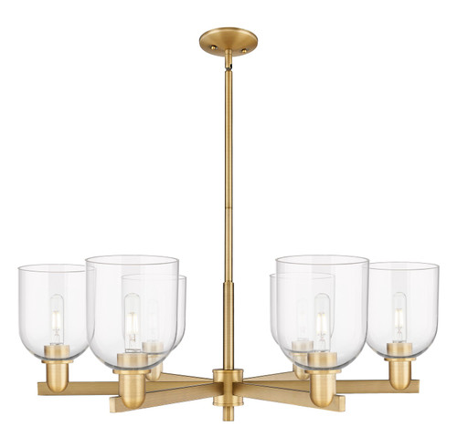 Innovations - 716-6CR-BB-G558-6CL - Six Light Chandelier - Arcadia - Brushed Brass