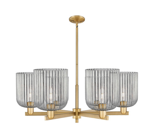 Innovations - 716-6CR-BB-G559-8SM - Six Light Chandelier - Arcadia - Brushed Brass