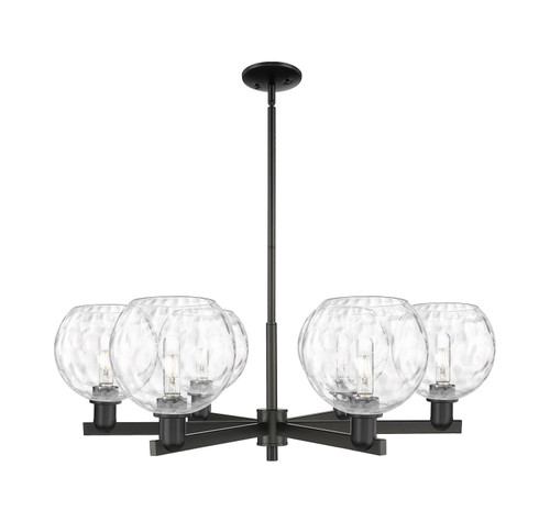Innovations - 716-6CR-BK-G1215-8 - Six Light Chandelier - Arcadia - Matte Black