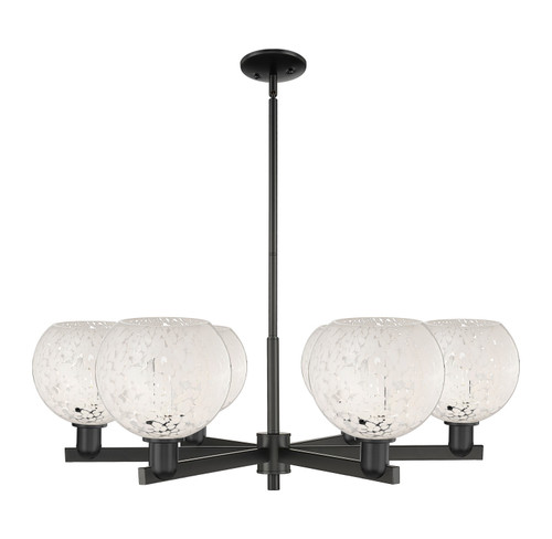 Innovations - 716-6CR-BK-G1216-8WM - Six Light Chandelier - Arcadia - Matte Black