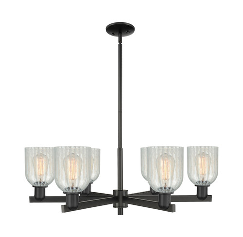 Innovations - 716-6CR-BK-G2511 - Six Light Chandelier - Arcadia - Matte Black