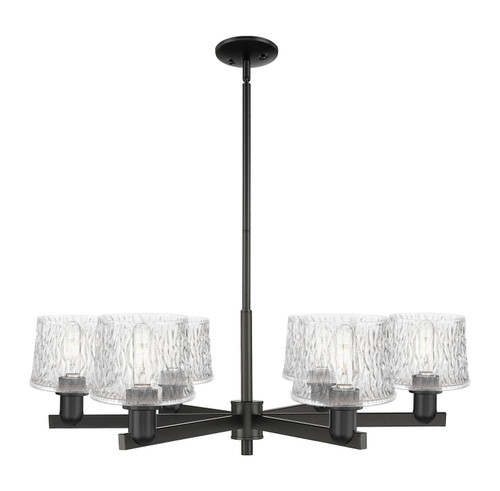 Innovations - 716-6CR-BK-G402 - Six Light Chandelier - Arcadia - Matte Black
