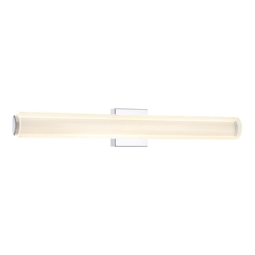 George Kovacs - P1023-077-L - LED Bath Vanity - Razors Edge - Chrome