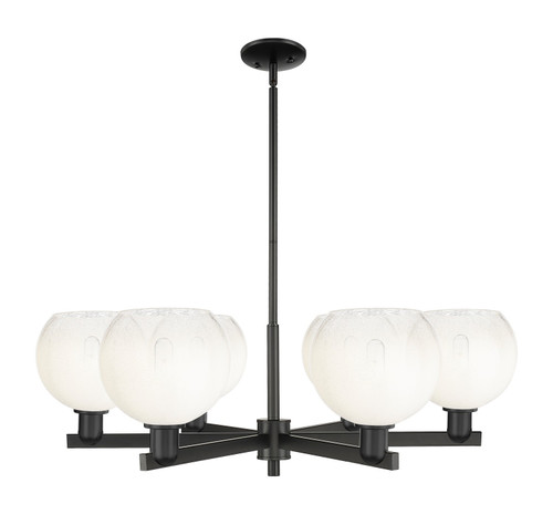 Innovations - 716-6CR-BK-G483-8OP - Six Light Chandelier - Arcadia - Matte Black