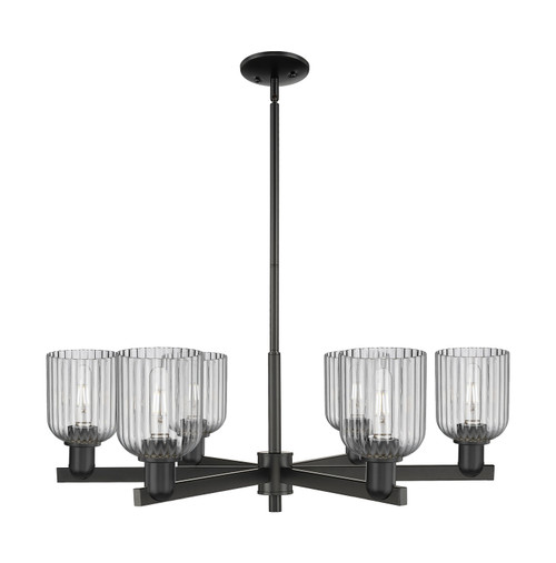 Innovations - 716-6CR-BK-G559-5SM - Six Light Chandelier - Arcadia - Matte Black