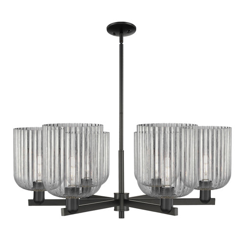 Innovations - 716-6CR-BK-G559-8SM - Six Light Chandelier - Arcadia - Matte Black