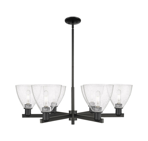 Innovations - 716-6CR-BK-GBD-754 - Six Light Chandelier - Arcadia - Matte Black