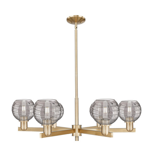 Innovations - 716-6CR-CB-G1213-6SM - Six Light Chandelier - Arcadia - Champagne Bronze