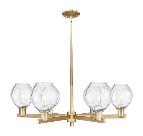 Innovations - 716-6CR-CB-G362 - Six Light Chandelier - Arcadia - Champagne Bronze