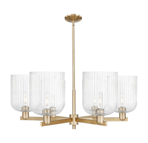 Innovations - 716-6CR-CB-G559-8SDY - Six Light Chandelier - Arcadia - Champagne Bronze