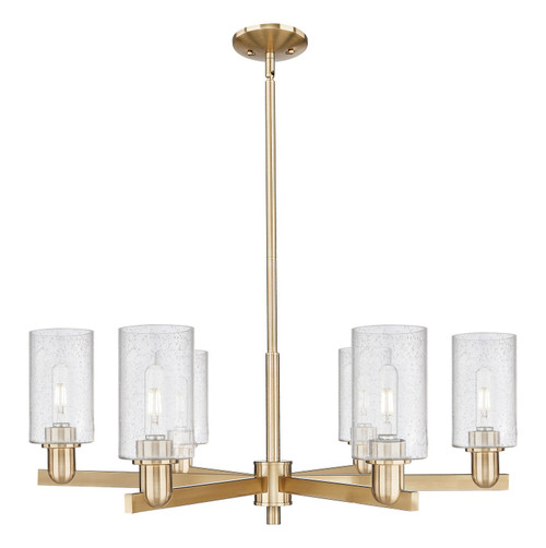 Innovations - 716-6CR-CB-G804 - Six Light Chandelier - Arcadia - Champagne Bronze