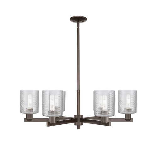 Innovations - 716-6CR-OB-G112 - Six Light Chandelier - Arcadia - Oil Rubbed Bronze
