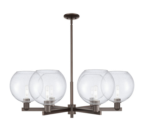 Innovations - 716-6CR-OB-G124-10 - Six Light Chandelier - Arcadia - Oil Rubbed Bronze