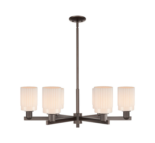Innovations - 716-6CR-OB-G341 - Six Light Chandelier - Arcadia - Oil Rubbed Bronze