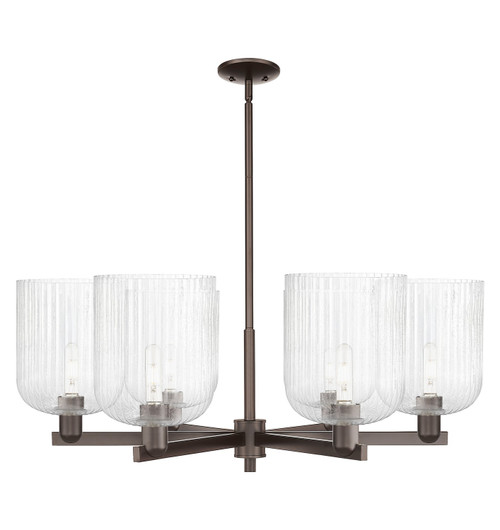 Innovations - 716-6CR-OB-G559-8SDY - Six Light Chandelier - Arcadia - Oil Rubbed Bronze
