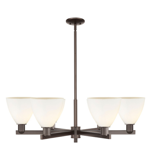 Innovations - 716-6CR-OB-GBD-751 - Six Light Chandelier - Arcadia - Oil Rubbed Bronze