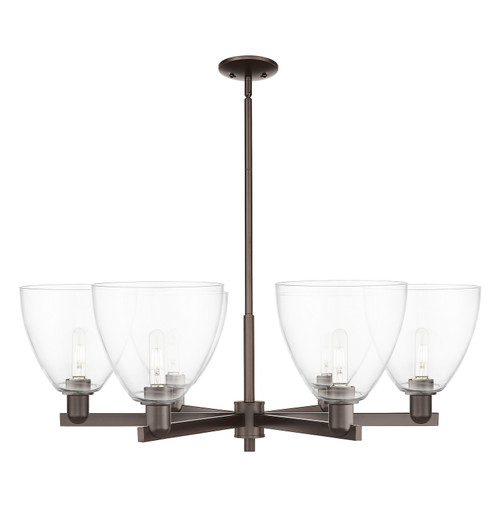 Innovations - 716-6CR-OB-GBD-92 - Six Light Chandelier - Arcadia - Oil Rubbed Bronze