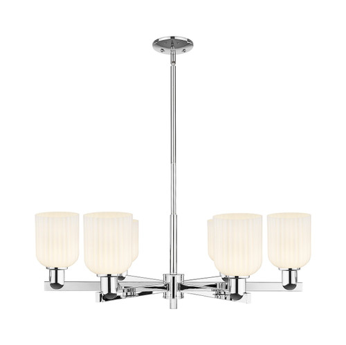 Innovations - 716-6CR-PC-G559-5GWH - Six Light Chandelier - Arcadia - Polished Chrome