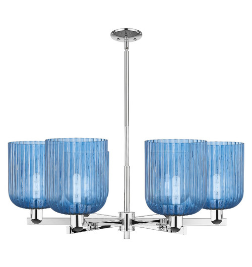 Innovations - 716-6CR-PC-G559-8BL - Six Light Chandelier - Arcadia - Polished Chrome