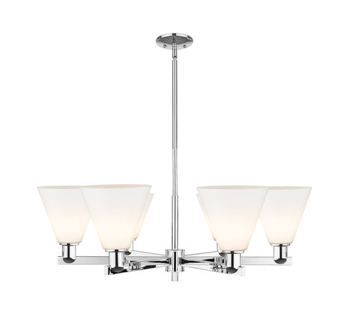 Innovations - 716-6CR-PC-GBC-81 - Six Light Chandelier - Arcadia - Polished Chrome