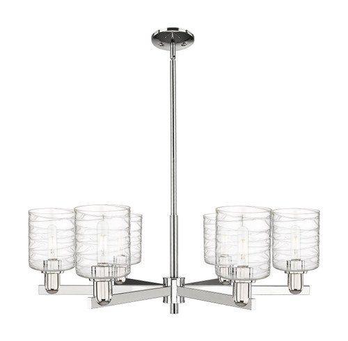 Innovations - 716-6CR-PN-G1113 - Six Light Chandelier - Arcadia - Polished Nickel