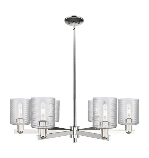 Innovations - 716-6CR-PN-G112 - Six Light Chandelier - Arcadia - Polished Nickel