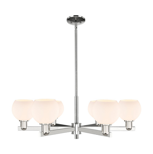 Innovations - 716-6CR-PN-G121-6 - Six Light Chandelier - Arcadia - Polished Nickel