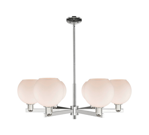 Innovations - 716-6CR-PN-G121-8 - Six Light Chandelier - Arcadia - Polished Nickel