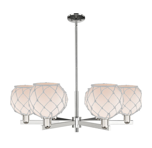 Innovations - 716-6CR-PN-G121-8RW - Six Light Chandelier - Arcadia - Polished Nickel