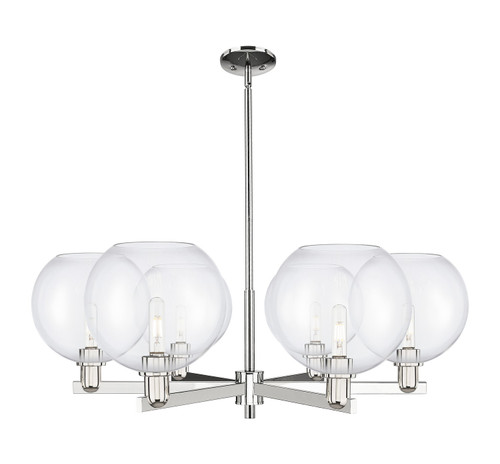 Innovations - 716-6CR-PN-G122-10 - Six Light Chandelier - Arcadia - Polished Nickel