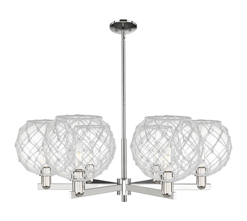 Innovations - 716-6CR-PN-G122-10RW - Six Light Chandelier - Arcadia - Polished Nickel
