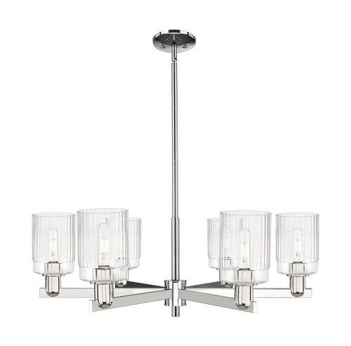 Innovations - 716-6CR-PN-G342 - Six Light Chandelier - Arcadia - Polished Nickel
