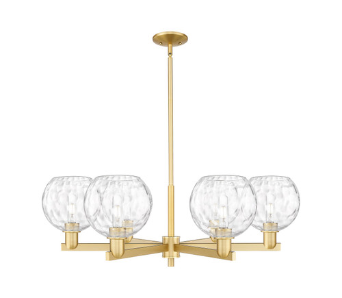 Innovations - 716-6CR-SG-G1215-8 - Six Light Chandelier - Arcadia - Satin Gold