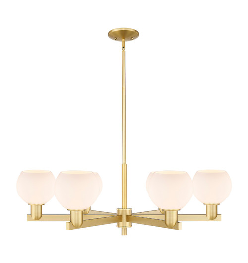 Innovations - 716-6CR-SG-G121-6 - Six Light Chandelier - Arcadia - Satin Gold